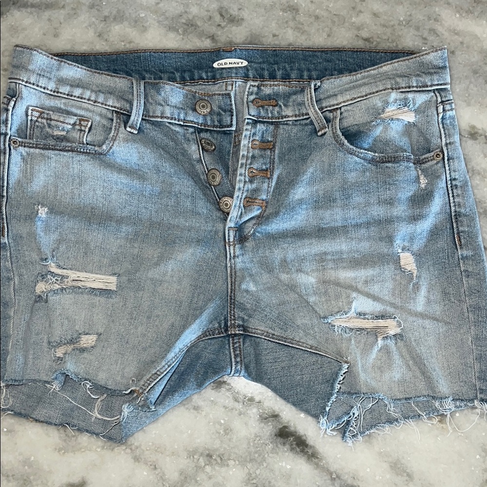 Old Navy Distressed Denim Shorts